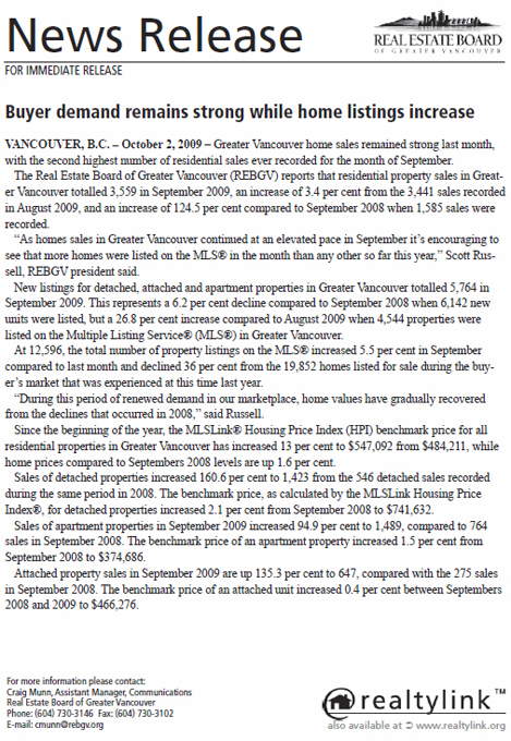 2009-10-REBGV Stats Package