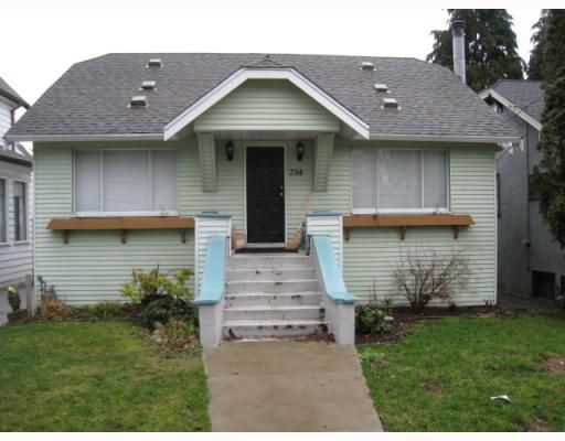 I have sold a property at 234 3RD AVE in New Westminster
